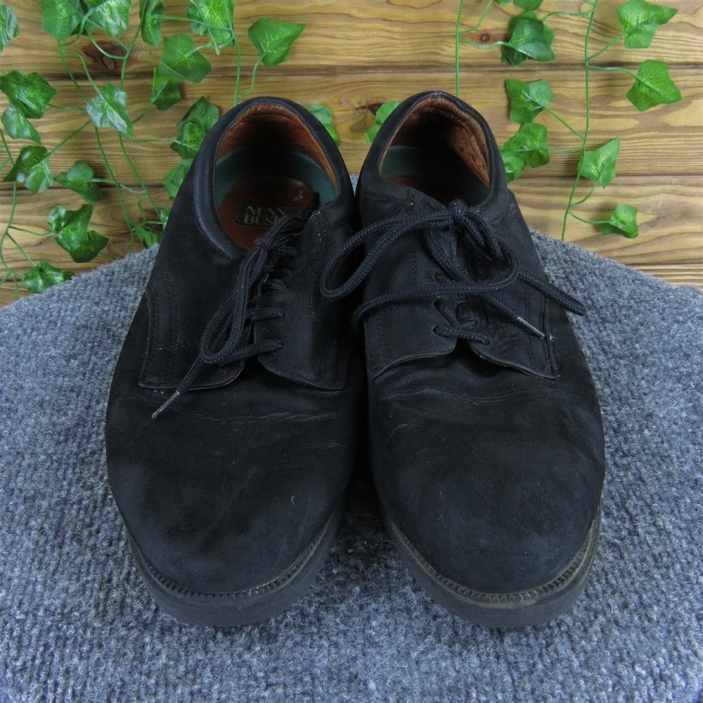 Nunn Bush Men  Derby Oxfords Black Leather Size‎ 11 Medium  Used 2025
